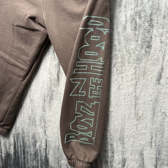 Boyz N The Hood Sweatpants Shoe Palace Men's Size Small Baggy Pants Brown - Picture 10 of 10